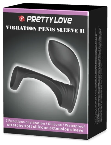 Насадка на пенис с вибрацией  Pretty Love Vibration Penis Sleeve II