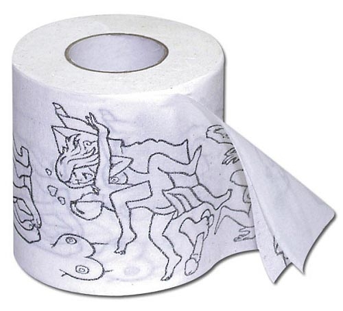 Туалетная бумага с позами из 