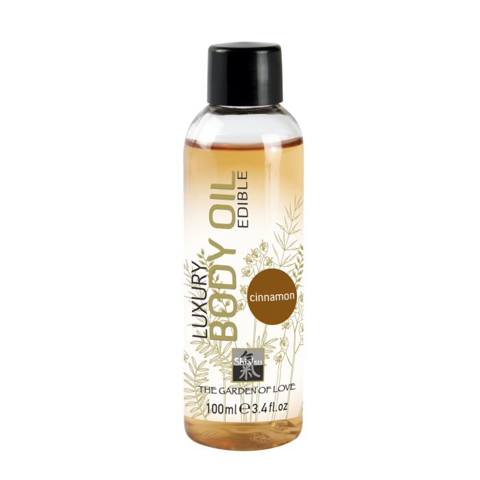 Luxury Body Oil edible съедобное масло с ароматом Корицы 100 мл.
