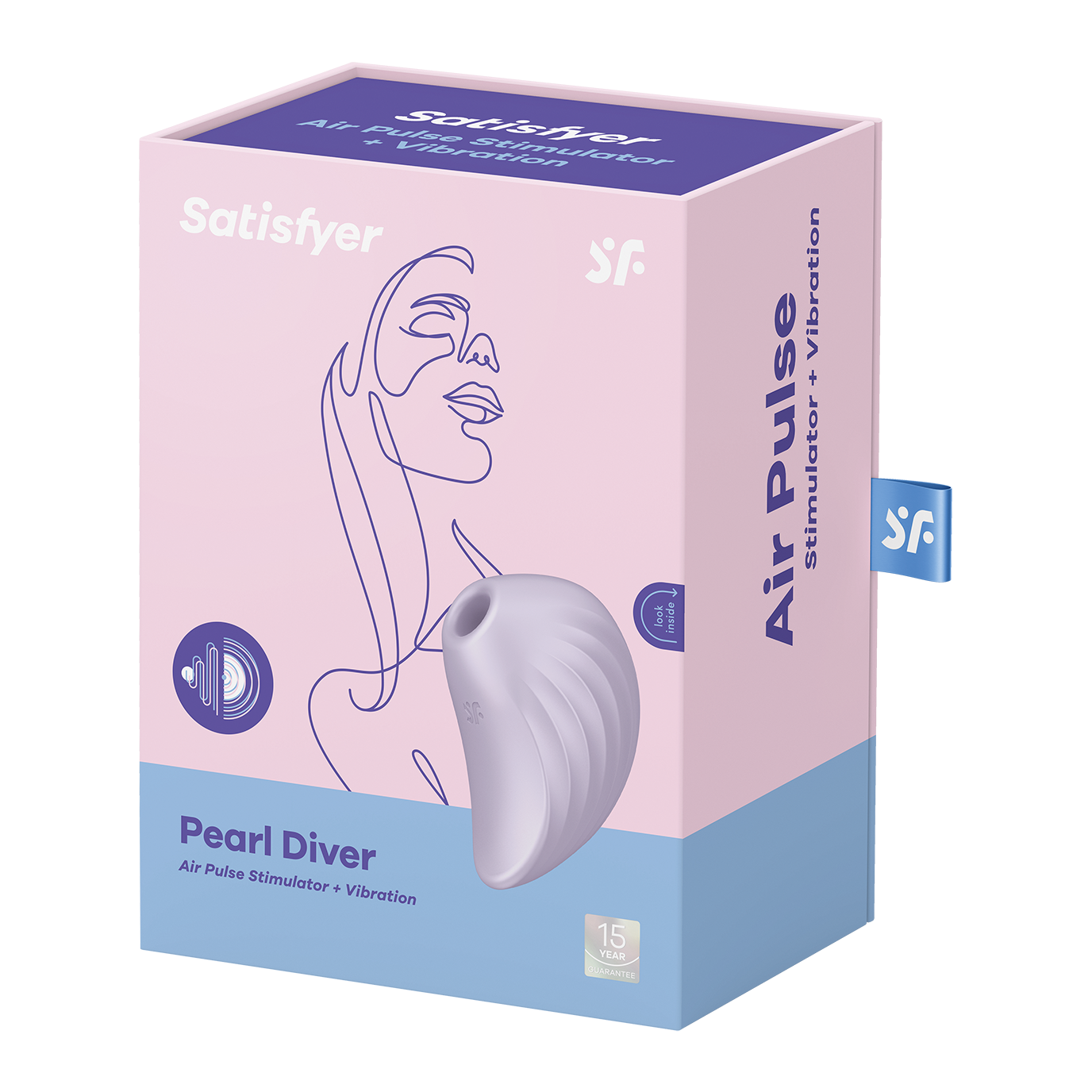 Pearl Diver Satisfyer вакуумно-волновой стимулятор клитора + вибрация